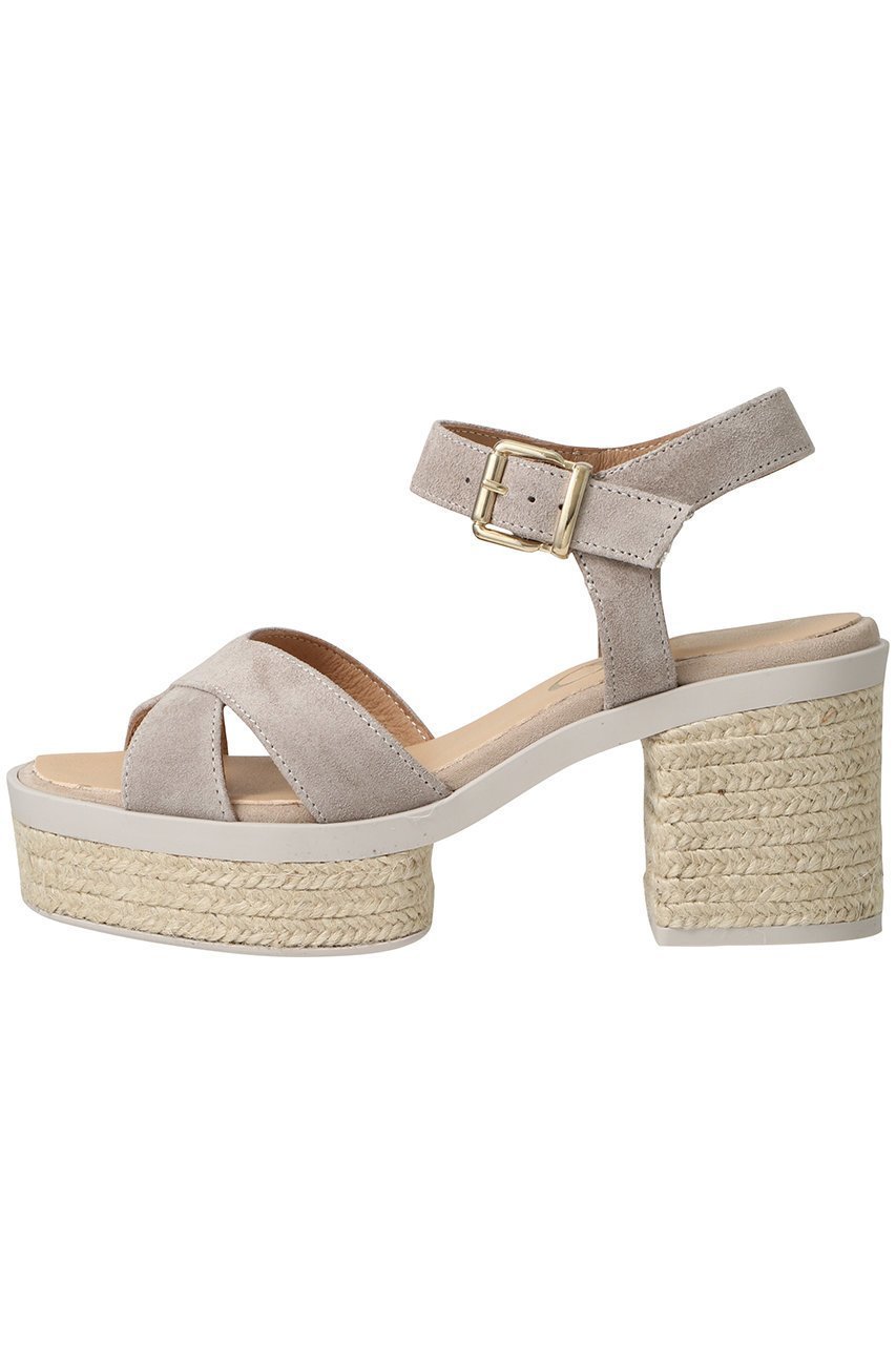 【エスメラルダ/Esmeralda】の【GAIMO】クロスストラップ プラットフォームサンダル/MANU 人気、トレンドファッション・服の通販 founy(ファニー) ファッション Fashion レディースファッション Fashion for Women コンビ Combo, Combination Style サンダル Sandals, Summer Shoes フェミニン Feminine, Girly ラフィア Raffia, Natural Straw other-2|ID: prp329100004580248 ipo3291000000035058707