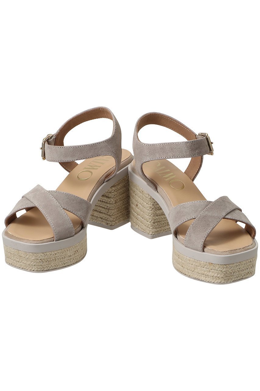 【エスメラルダ/Esmeralda】の【GAIMO】クロスストラップ プラットフォームサンダル/MANU 人気、トレンドファッション・服の通販 founy(ファニー) ファッション Fashion レディースファッション Fashion for Women コンビ Combo, Combination Style サンダル Sandals, Summer Shoes フェミニン Feminine, Girly ラフィア Raffia, Natural Straw other-5|ID: prp329100004580248 ipo3291000000035058713