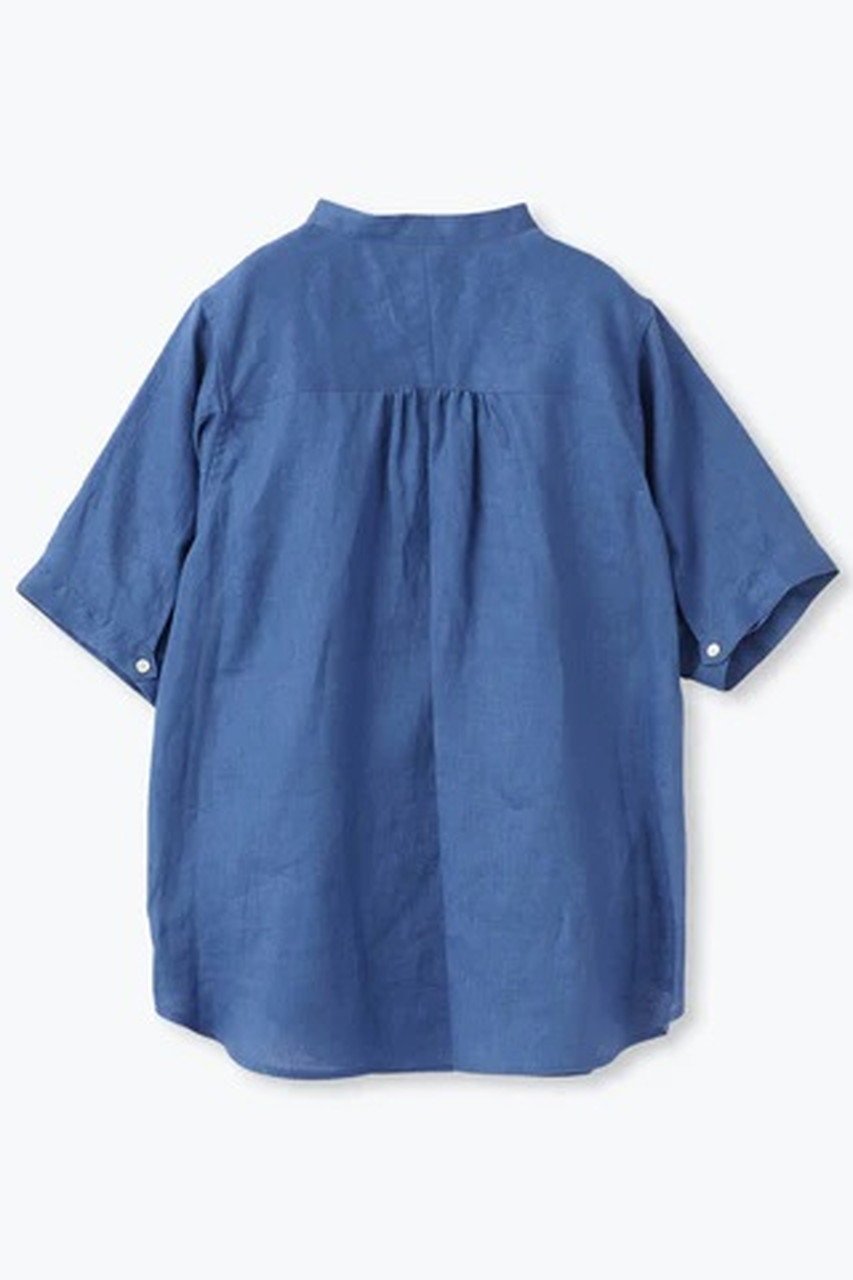 【レリル/lelill】のリネンベーシックシャツ 人気、トレンドファッション・服の通販 founy(ファニー) 　ファッション　Fashion　レディースファッション　WOMEN　トップス・カットソー　Tops/Tshirt　シャツ/ブラウス　Shirts/Blouses　カフス　Cuffs　ショート　Short　スリーブ　Sleeve　タフタ　Taffeta　リネン　Linen　ロールアップ　Roll Up　再入荷　Restock/Back In Stock/Re Arrival　夏　Summer　other-2|ID: prp329100004580252 ipo3291000000032451516