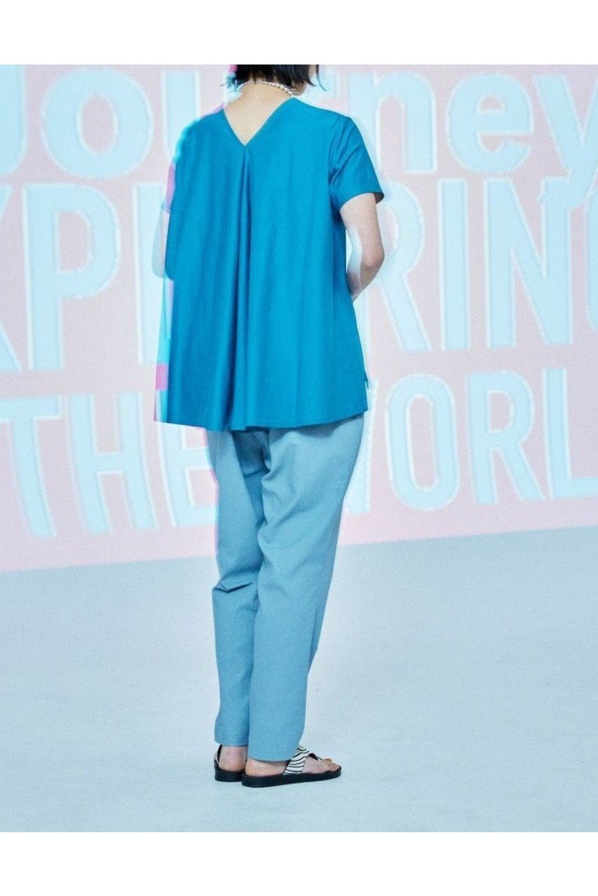 【レリル/lelill】のバックギャザーTシャツ 人気、トレンドファッション・服の通販 founy(ファニー) 　ファッション　Fashion　レディースファッション　WOMEN　トップス・カットソー　Tops/Tshirt　シャツ/ブラウス　Shirts/Blouses　ロング / Tシャツ　T-Shirts　カットソー　Cut and Sewn　おすすめ　Recommend　ギャザー　Gather　ショート　Short　スリット　Slit　スリーブ　Sleeve　リラックス　Relax　ワイド　Wide　再入荷　Restock/Back In Stock/Re Arrival　other-6|ID: prp329100004580256 ipo3291000000032451549