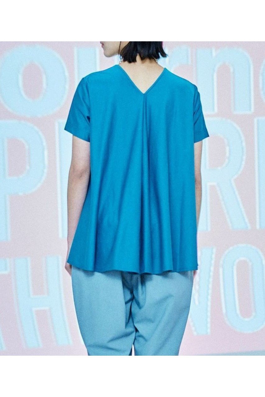 【レリル/lelill】のバックギャザーTシャツ 人気、トレンドファッション・服の通販 founy(ファニー) 　ファッション　Fashion　レディースファッション　WOMEN　トップス・カットソー　Tops/Tshirt　シャツ/ブラウス　Shirts/Blouses　ロング / Tシャツ　T-Shirts　カットソー　Cut and Sewn　おすすめ　Recommend　ギャザー　Gather　ショート　Short　スリット　Slit　スリーブ　Sleeve　リラックス　Relax　ワイド　Wide　再入荷　Restock/Back In Stock/Re Arrival　other-7|ID: prp329100004580256 ipo3291000000032451551