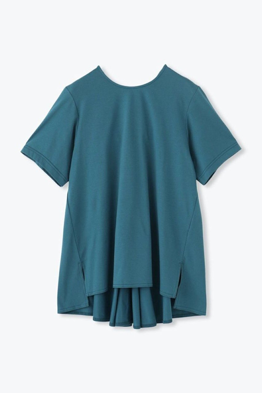 【レリル/lelill】のバックギャザーTシャツ 人気、トレンドファッション・服の通販 founy(ファニー) 　ファッション　Fashion　レディースファッション　Fashion for Women　トップス・カットソー　Cut & Sew Tops　シャツ・ブラウス・オフィスカジュアル　Elegant Blouses & Button-Ups　ロングTシャツ・Tシャツ　Longline T-Shirts & Tees　カットソー・ベーシックTシャツ　Cut-and-Sewn Tops / Stretch Tees & Basics　おすすめ　Recommended / Our Picks　ギャザー　Gathered, Ruffled　ショート　Short, Short Length　スリット　Slit, Slit Detail　スリーブ　Sleeve, Long Sleeve / Short Sleeve　リラックス　Relax, Relaxed Fit　ワイド　Wide, Wide Fit　 other-1|ID: prp329100004580256 ipo3291000000035683427