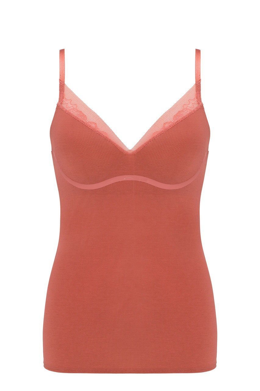 【エス バイ スロギー/S by sloggi】のカップ付きキャミソール sloggi S Shadow BV JX インテリア・キッズ・メンズ・レディースファッション・服の通販 founy(ファニー) 　ファッション　Fashion　レディースファッション　Fashion for Women　下着・ランジェリー　Lingerie & Intimates　その他ランジェリー・インナーアイテム　Other Lingerie / Intimates　インナー　Innerwear　キャミソール　Camisole, Spaghetti Strap Top　ストレッチ　Stretch, Stretchy Fabric　ブラジャー　Bra, Lingerie　プレミアム　Premium, High-End　ラップ　Wrap, Wrap Design　ランジェリー　Lingerie, Intimate Wear　エレガント 上品　Elegant　キャンディッドオレンジ|ID: prp329100004580271 ipo3291000000034887085