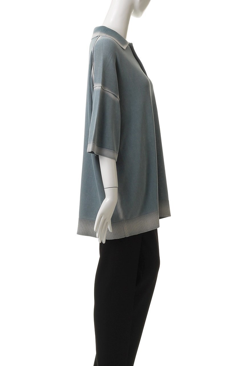 【メゾンスペシャル/MAISON SPECIAL】の【UNISEX】ハイツイストピグメントブリーチニットポロ 人気、トレンドファッション・服の通販 founy(ファニー) 　ファッション　Fashion　レディースファッション　Ladies' Fashion Online　トップス・カットソー　Tops/Tshirt　ニット　Knit Tops　プルオーバー　Pullover　ユニセックス　Unisex　サマー　Summer　ショルダー　Shoulder　ドロップ　Drop　バランス　Balance　エレガント 上品　Elegant　今季　This Season　夏　Summer　other-3|ID: prp329100004580282 ipo3291000000032451723