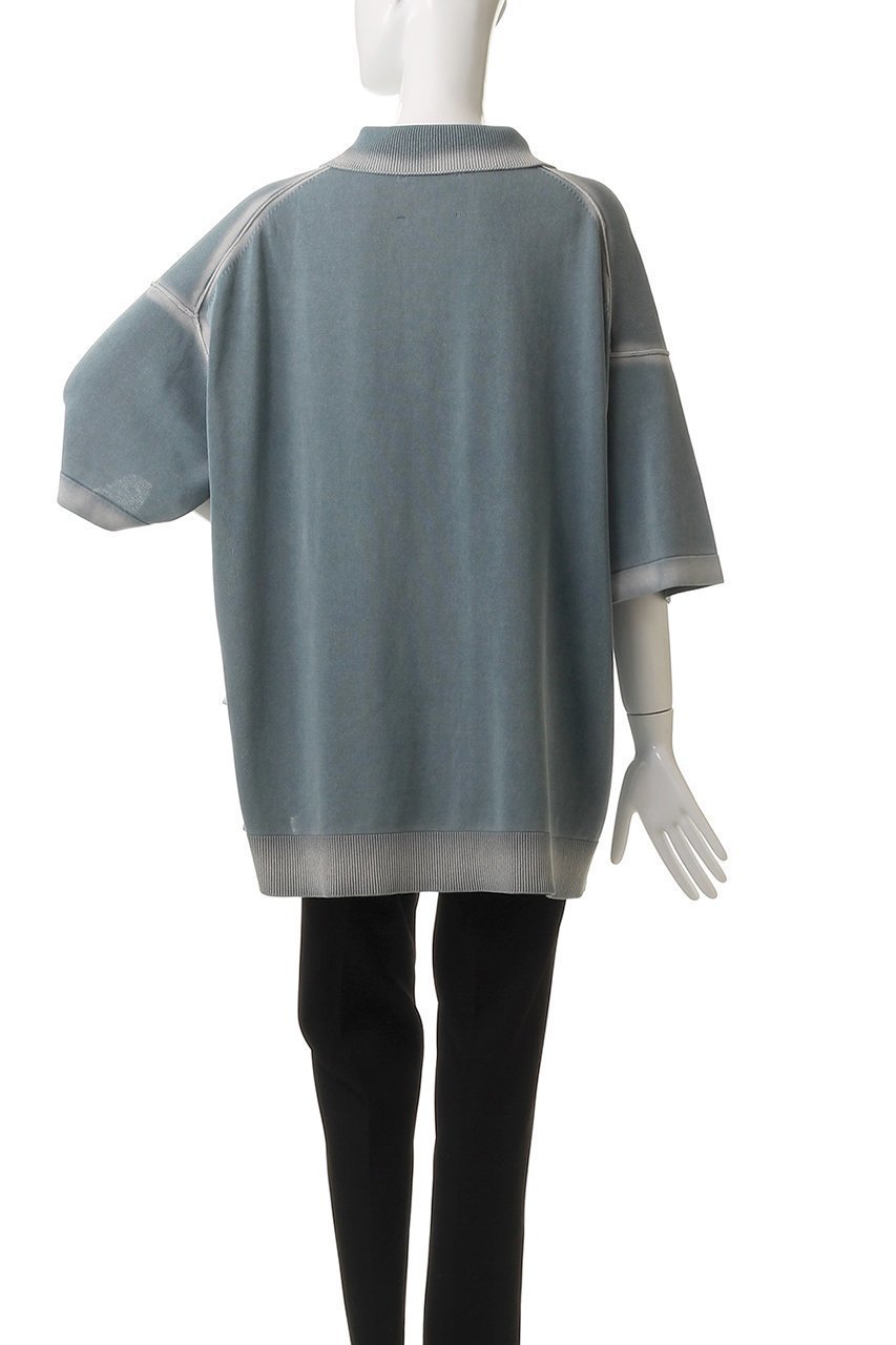 【メゾンスペシャル/MAISON SPECIAL】の【UNISEX】ハイツイストピグメントブリーチニットポロ 人気、トレンドファッション・服の通販 founy(ファニー) 　ファッション　Fashion　レディースファッション　Ladies' Fashion Online　トップス・カットソー　Tops/Tshirt　ニット　Knit Tops　プルオーバー　Pullover　ユニセックス　Unisex　サマー　Summer　ショルダー　Shoulder　ドロップ　Drop　バランス　Balance　エレガント 上品　Elegant　今季　This Season　夏　Summer　other-4|ID: prp329100004580282 ipo3291000000032451724