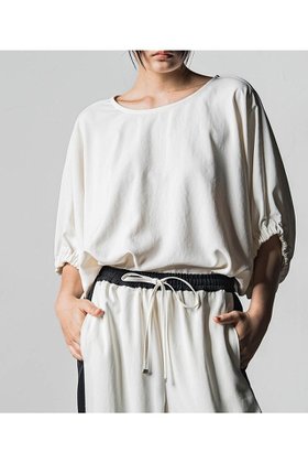 【エッセン ロートレアモン/ESSEN LAUTREAMONT】のTAツイル2WAYブラウス 人気、トレンドファッション・服の通販 founy(ファニー) ファッション Fashion レディースファッション WOMEN トップス・カットソー Tops/Tshirt シャツ/ブラウス Shirts/Blouses ギャザー Gather サマー Summer ショート Short スリーブ Sleeve ツイル Twill ドレープ Drape ラウンド Round エレガント 上品 Elegant NEW・新作・新着・新入荷 New Arrivals |ID:prp329100004580285