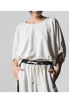 【エッセン ロートレアモン/ESSEN LAUTREAMONT】のTAツイル2WAYブラウス 人気、トレンドファッション・服の通販 founy(ファニー) ファッション Fashion レディースファッション WOMEN トップス・カットソー Tops/Tshirt シャツ/ブラウス Shirts/Blouses ギャザー Gather サマー Summer ショート Short スリーブ Sleeve ツイル Twill ドレープ Drape ラウンド Round エレガント 上品 Elegant NEW・新作・新着・新入荷 New Arrivals thumbnail ホワイト|ID: prp329100004580285 ipo3291000000032451740