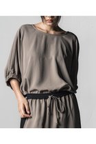 【エッセン ロートレアモン/ESSEN LAUTREAMONT】のTAツイル2WAYブラウス 人気、トレンドファッション・服の通販 founy(ファニー) ファッション Fashion レディースファッション WOMEN トップス・カットソー Tops/Tshirt シャツ/ブラウス Shirts/Blouses ギャザー Gather サマー Summer ショート Short スリーブ Sleeve ツイル Twill ドレープ Drape ラウンド Round エレガント 上品 Elegant NEW・新作・新着・新入荷 New Arrivals thumbnail キャメル|ID: prp329100004580285 ipo3291000000032451742