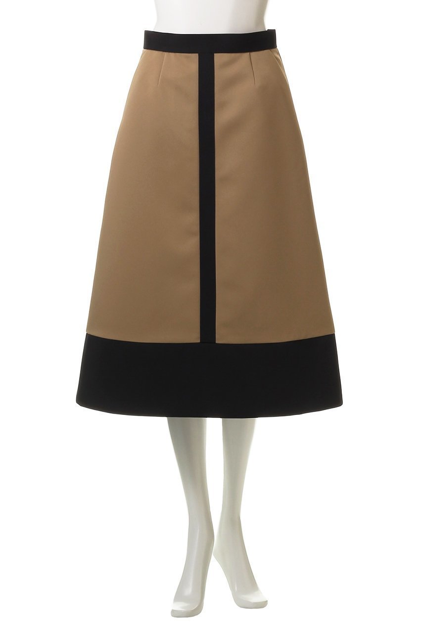 【アルアバイル/allureville】の【Loulou Willoughby】バイカラーフレアスカート 人気、トレンドファッション・服の通販 founy(ファニー) 　ファッション　Fashion　レディースファッション　Fashion for Women　スカート　Skirts　Aライン・フレアスカート　A-Line & Flared Skirts　ロングスカート　Long Skirts / Maxi & Midi Skirts　2025年　2025　2025-2026秋冬・A/W　Autumn/Winter 2025–26 AW25–26　シンプル　Simple, Minimal　フェミニン　Feminine, Girly　ロング　Long, Long-Length　A/W・秋冬　Autumn/Winter　other-2|ID: prp329100004580330 ipo3291000000032452121