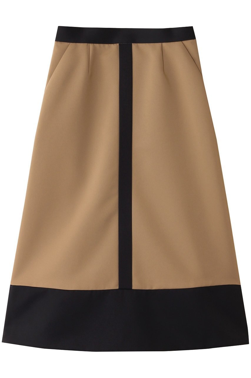 【アルアバイル/allureville】の【Loulou Willoughby】バイカラーフレアスカート 人気、トレンドファッション・服の通販 founy(ファニー) 　ファッション　Fashion　レディースファッション　Fashion for Women　スカート　Skirts　Aライン・フレアスカート　A-Line & Flared Skirts　ロングスカート　Long Skirts / Maxi & Midi Skirts　シンプル　Simple, Minimal　フェミニン　Feminine, Girly　ロング　Long, Long-Length　 other-1|ID: prp329100004580330 ipo3291000000035579984