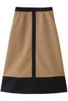 【アルアバイル/allureville】の【Loulou Willoughby】バイカラーフレアスカート キャメル|ID: prp329100004580330 ipo3291000000036116772