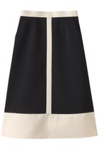 【アルアバイル/allureville】の【Loulou Willoughby】バイカラーフレアスカート ブラック系|ID: prp329100004580330 ipo3291000000036116773