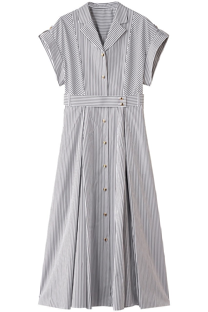 【アルアバイル/allureville】のストライプドレス 人気、トレンドファッション・服の通販 founy(ファニー) 　ファッション　Fashion　レディースファッション　Fashion for Women　ワンピース　Dresses　フォーマル・パーティードレス・結婚式用ドレス　Elegant & Casual Dresses　チュニック　Tunic Tops & Dresses　2025年　2025　2025-2026秋冬・A/W　Autumn/Winter 2025–26 AW25–26　ストライプ　Stripe, Striped Pattern　チュニック　Tunic, Long Top　ドレス　Dress, One-Piece　フェミニン　Feminine, Girly　ロング　Long, Long-Length　A/W・秋冬　Autumn/Winter　 other-1|ID: prp329100004580332 ipo3291000000032452134
