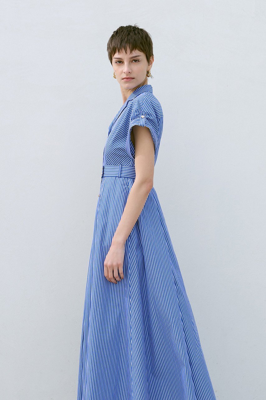 【アルアバイル/allureville】のストライプドレス 人気、トレンドファッション・服の通販 founy(ファニー) 　ファッション　Fashion　レディースファッション　Fashion for Women　ワンピース　Dresses　フォーマル・パーティードレス・結婚式用ドレス　Elegant & Casual Dresses　チュニック　Tunic Tops & Dresses　2025年　2025　2025-2026秋冬・A/W　Autumn/Winter 2025–26 AW25–26　ストライプ　Stripe, Striped Pattern　チュニック　Tunic, Long Top　ドレス　Dress, One-Piece　フェミニン　Feminine, Girly　ロング　Long, Long-Length　A/W・秋冬　Autumn/Winter　other-7|ID: prp329100004580332 ipo3291000000032631640