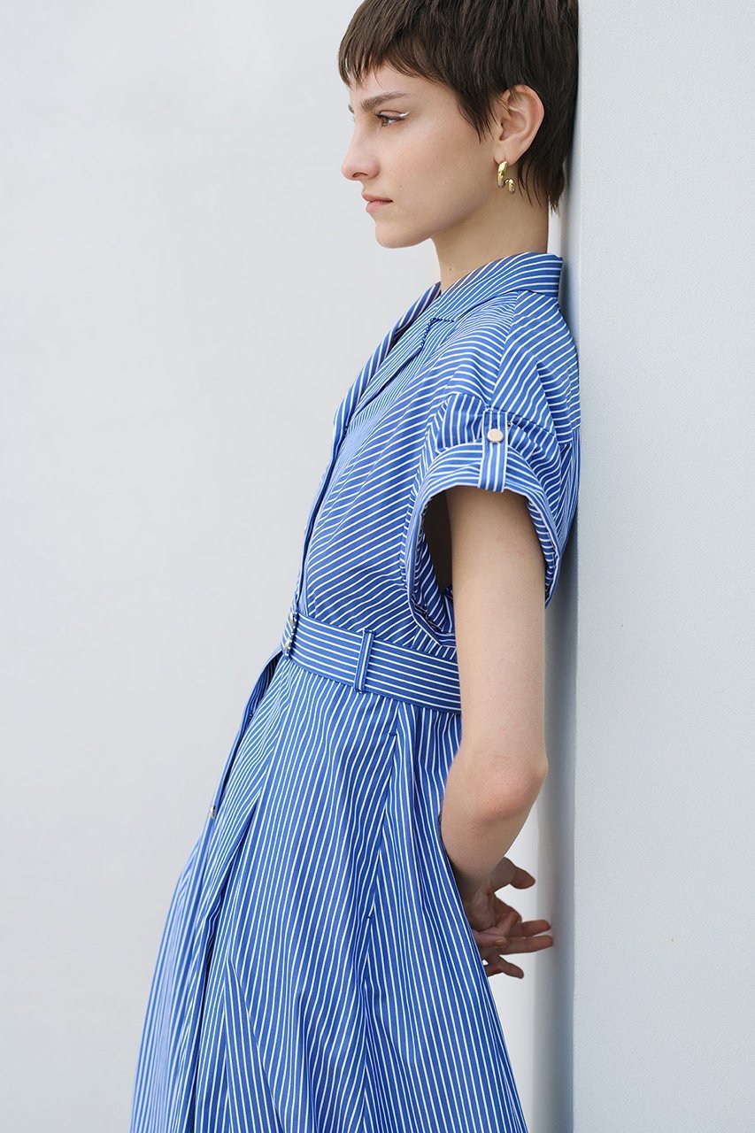 【アルアバイル/allureville】のストライプドレス 人気、トレンドファッション・服の通販 founy(ファニー) 　ファッション　Fashion　レディースファッション　Fashion for Women　ワンピース　Dresses　フォーマル・パーティードレス・結婚式用ドレス　Elegant & Casual Dresses　チュニック　Tunic Tops & Dresses　2025年　2025　2025-2026秋冬・A/W　Autumn/Winter 2025–26 AW25–26　ストライプ　Stripe, Striped Pattern　チュニック　Tunic, Long Top　ドレス　Dress, One-Piece　フェミニン　Feminine, Girly　ロング　Long, Long-Length　A/W・秋冬　Autumn/Winter　other-8|ID: prp329100004580332 ipo3291000000032631641