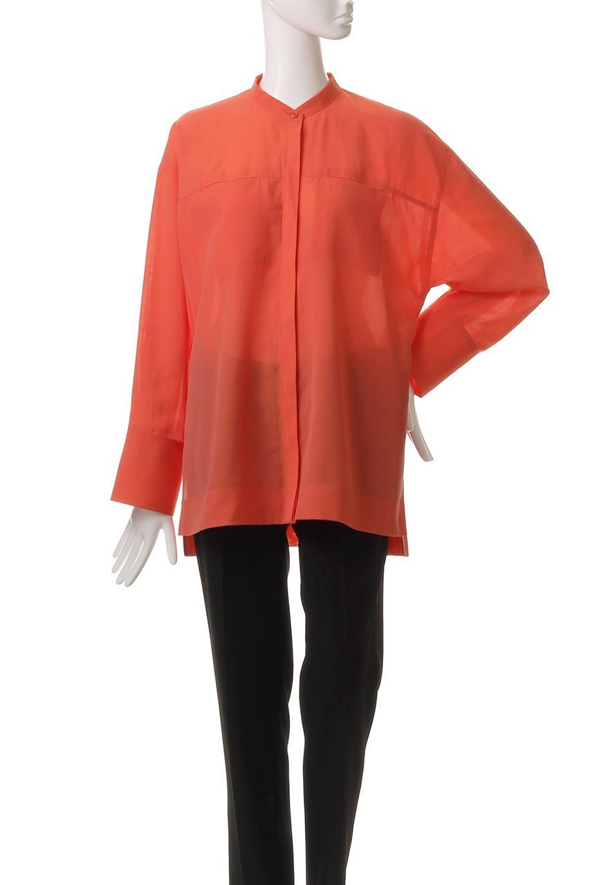 【アルアバイル/allureville】のダンガリーバンドカラーシャツ 人気、トレンドファッション・服の通販 founy(ファニー) 　ファッション　Fashion　レディースファッション　Fashion for Women　トップス・カットソー　Cut & Sew Tops　シャツ・ブラウス・オフィスカジュアル　Elegant Blouses & Button-Ups　2025年　2025　2025-2026秋冬・A/W　Autumn/Winter 2025–26 AW25–26　スリーブ　Sleeve, Long Sleeve / Short Sleeve　フロント　Front, Front Design　ロング　Long, Long-Length　A/W・秋冬　Autumn/Winter　other-2|ID: prp329100004580333 ipo3291000000032452145