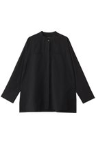 【アルアバイル/allureville】のダンガリーバンドカラーシャツ ブラック|ID: prp329100004580333 ipo3291000000036116809