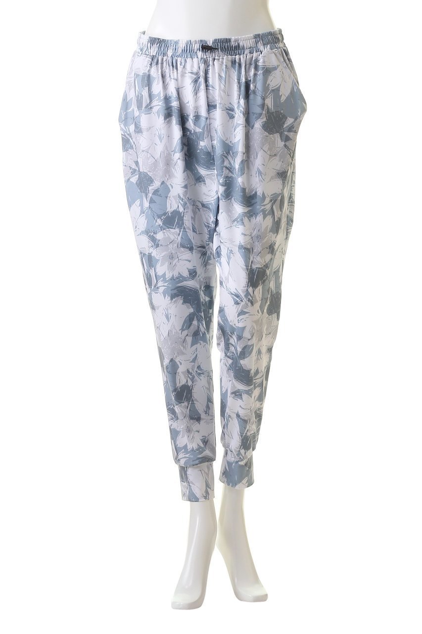 【ジュリエ/Julier】のribone flowerプリントギャザーパンツ 人気、トレンドファッション・服の通販 founy(ファニー) 　ファッション　Fashion　レディースファッション　Fashion for Women　パンツ　Pants & Trousers　スポーツウェア　Functional & Stylish Sportswear　スポーツ パンツ　Workout Pants / Training Shorts / Joggers　ギャザー　Gathered, Ruffled　スポーツ　Sports, Activewear　ビッグ　Big, Oversized　フラワー　Flower, Floral　ヨガ　Yoga, Yoga Wear　無地　Plain, Solid Color　other-2|ID: prp329100004580335 ipo3291000000032452159