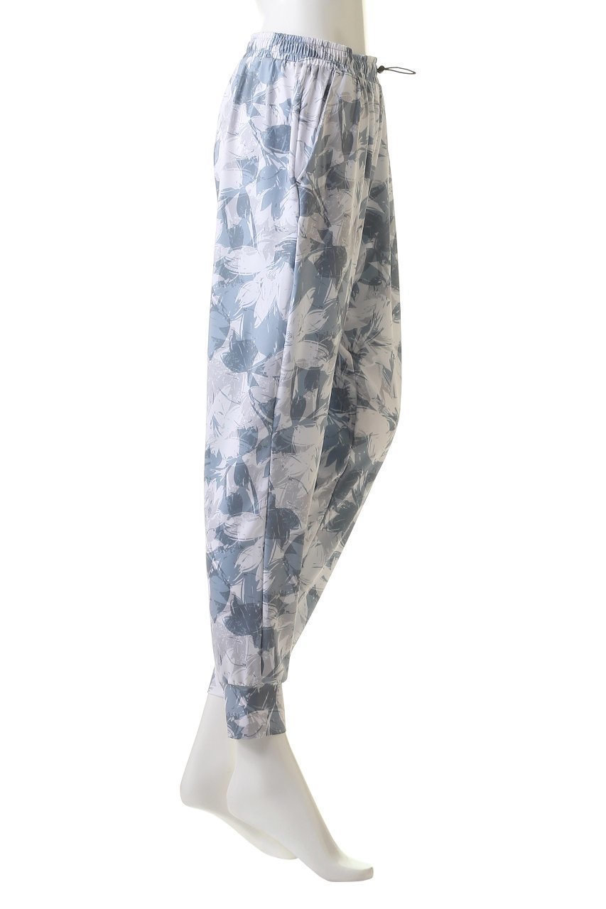 【ジュリエ/Julier】のribone flowerプリントギャザーパンツ 人気、トレンドファッション・服の通販 founy(ファニー) 　ファッション　Fashion　レディースファッション　Fashion for Women　パンツ　Pants & Trousers　スポーツウェア　Functional & Stylish Sportswear　スポーツ パンツ　Workout Pants / Training Shorts / Joggers　ギャザー　Gathered, Ruffled　スポーツ　Sports, Activewear　ビッグ　Big, Oversized　フラワー　Flower, Floral　ヨガ　Yoga, Yoga Wear　無地　Plain, Solid Color　other-3|ID: prp329100004580335 ipo3291000000032452160
