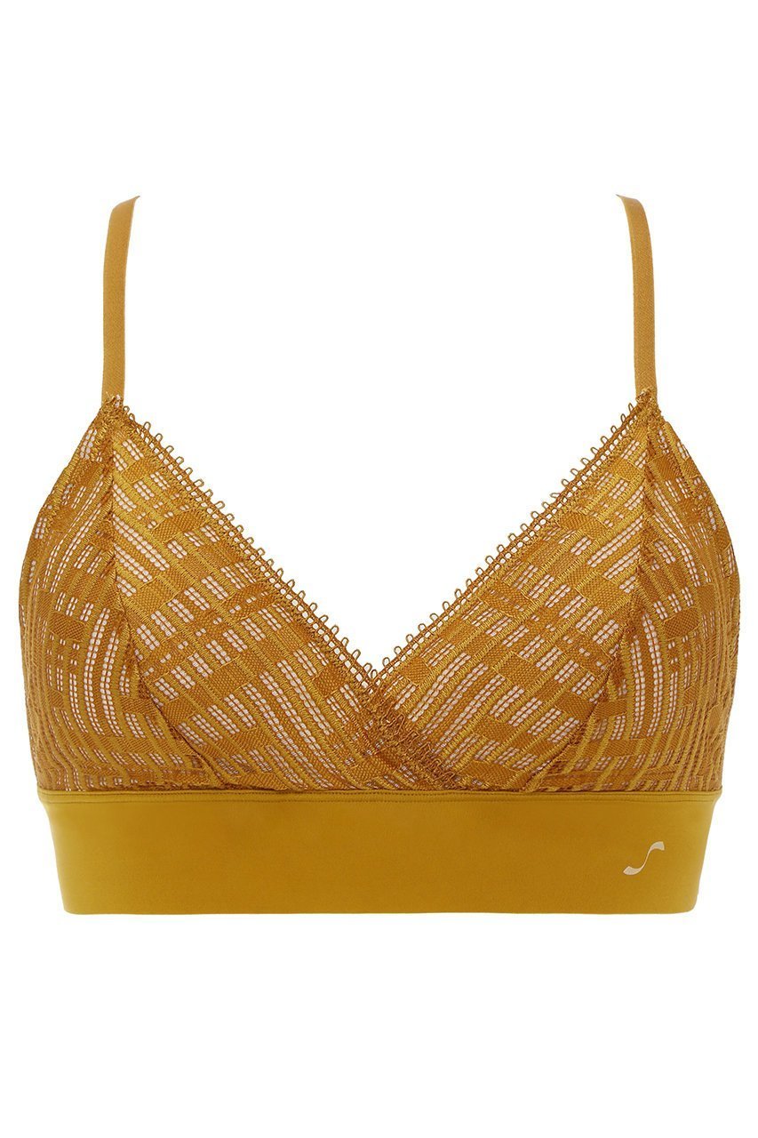 【エス バイ スロギー/S by sloggi】のブラレット sloggi S Seven Bralette JX インテリア・キッズ・メンズ・レディースファッション・服の通販 founy(ファニー) 　ファッション　Fashion　レディースファッション　Ladies' Fashion Online　下着・ランジェリー　Underwear　その他インナー・ランジェリー　Other lingerie　アンダー　Under　スタイリッシュ　Stylish　トレンド　Trend　ブラジャー　Bra　ラップ　Wrap　ランジェリー　Lingerie　レース　Race　再入荷　Restock/Back In Stock/Re Arrival　軽量　Lightweight　ハニーゴールド|ID: prp329100004580337 ipo3291000000032452176