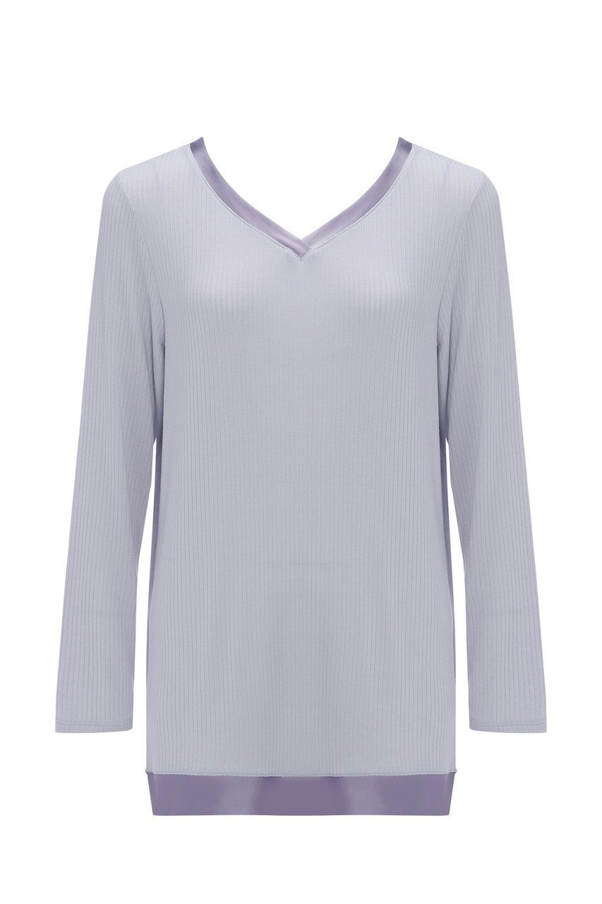 【エス バイ スロギー/S by sloggi】の8分袖インナートップ sloggi S Sundays Top(8)2 JX インテリア・キッズ・メンズ・レディースファッション・服の通販 founy(ファニー) 　ファッション　Fashion　レディースファッション　Fashion for Women　トップス・カットソー　Cut & Sew Tops　インナー　Innerwear　サテン　Satin, Glossy Fabric　スリット　Slit, Slit Detail　パジャマ　Pajamas, Sleepwear　リラックス　Relax, Relaxed Fit　エレガント 上品　Elegant　再入荷　Restock / Back in Stock　フェザー|ID: prp329100004580338 ipo3291000000034921136