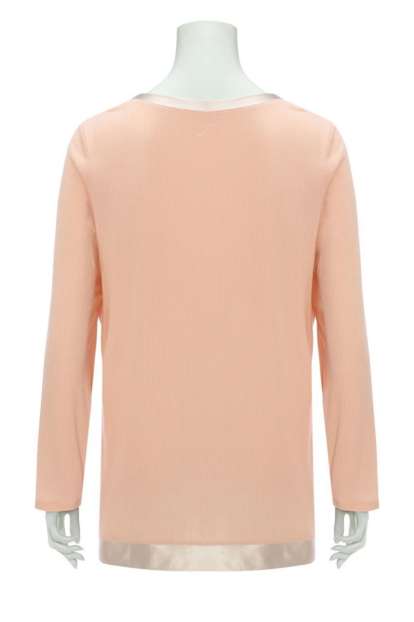 【エス バイ スロギー/S by sloggi】の8分袖インナートップ sloggi S Sundays Top(8)2 JX 人気、トレンドファッション・服の通販 founy(ファニー) 　ファッション　Fashion　レディースファッション　Fashion for Women　トップス・カットソー　Cut & Sew Tops　インナー　Innerwear　サテン　Satin, Glossy Fabric　スリット　Slit, Slit Detail　パジャマ　Pajamas, Sleepwear　リラックス　Relax, Relaxed Fit　エレガント 上品　Elegant　再入荷　Restock / Back in Stock　other-3|ID: prp329100004580338 ipo3291000000034921143