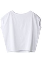 【スリー ドッツ/three dots】のコットンボートネックT 人気、トレンドファッション・服の通販 founy(ファニー) ファッション Fashion レディースファッション Fashion for Women トップス・カットソー Cut & Sew Tops シャツ・ブラウス・オフィスカジュアル Elegant Blouses & Button-Ups ロングTシャツ・Tシャツ Longline T-Shirts & Tees カットソー・ベーシックTシャツ Cut-and-Sewn Tops / Stretch Tees & Basics ショート Short, Short Length スリーブ Sleeve, Long Sleeve / Short Sleeve バランス Balance, Style Balance フレンチ French, French Style 定番 Standard, Basic Item thumbnail ホワイト|ID: prp329100004580343 ipo3291000000032839856