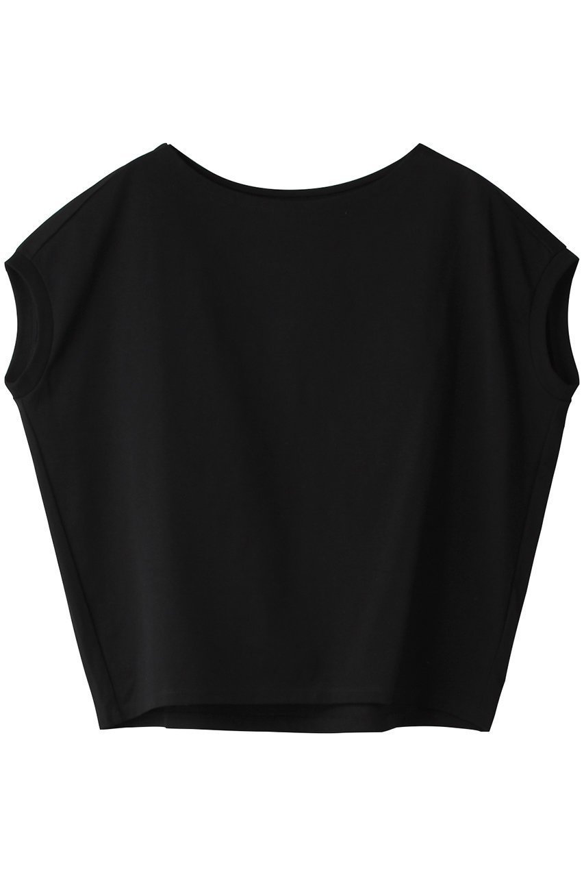 【スリー ドッツ/three dots】のコットンボートネックT インテリア・キッズ・メンズ・レディースファッション・服の通販 founy(ファニー) 　ファッション　Fashion　レディースファッション　Fashion for Women　トップス・カットソー　Cut & Sew Tops　シャツ・ブラウス・オフィスカジュアル　Elegant Blouses & Button-Ups　ロングTシャツ・Tシャツ　Longline T-Shirts & Tees　カットソー・ベーシックTシャツ　Cut-and-Sewn Tops / Stretch Tees & Basics　ショート　Short, Short Length　スリーブ　Sleeve, Long Sleeve / Short Sleeve　バランス　Balance, Style Balance　フレンチ　French, French Style　定番　Standard, Basic Item　ブラック|ID: prp329100004580343 ipo3291000000032839859