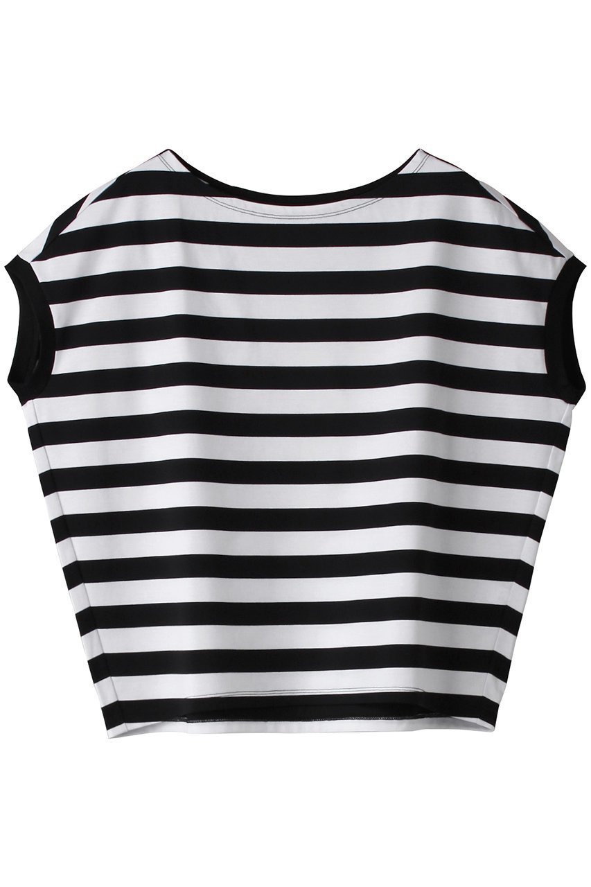 【スリー ドッツ/three dots】のコットンボートネックT インテリア・キッズ・メンズ・レディースファッション・服の通販 founy(ファニー) 　ファッション　Fashion　レディースファッション　Fashion for Women　トップス・カットソー　Cut & Sew Tops　シャツ・ブラウス・オフィスカジュアル　Elegant Blouses & Button-Ups　ロングTシャツ・Tシャツ　Longline T-Shirts & Tees　カットソー・ベーシックTシャツ　Cut-and-Sewn Tops / Stretch Tees & Basics　ショート　Short, Short Length　スリーブ　Sleeve, Long Sleeve / Short Sleeve　バランス　Balance, Style Balance　フレンチ　French, French Style　定番　Standard, Basic Item　ホワイト/ブラック|ID: prp329100004580343 ipo3291000000032839865
