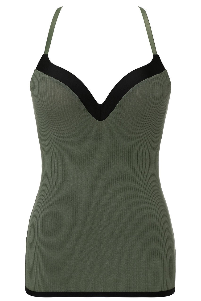 【エス バイ スロギー/S by sloggi】のキャミソール sloggi S Sundays BV JX インテリア・キッズ・メンズ・レディースファッション・服の通販 founy(ファニー) 　ファッション　Fashion　レディースファッション　Fashion for Women　下着・ランジェリー　Lingerie & Intimates　その他ランジェリー・インナーアイテム　Other Lingerie / Intimates　インナー　Innerwear　キャミソール　Camisole, Spaghetti Strap Top　サテン　Satin, Glossy Fabric　ポケット　Pocket, Pocket Detail　ランジェリー　Lingerie, Intimate Wear　リラックス　Relax, Relaxed Fit　ワイヤー　Wire, Wired Bra　モス|ID: prp329100004580347 ipo3291000000034886955