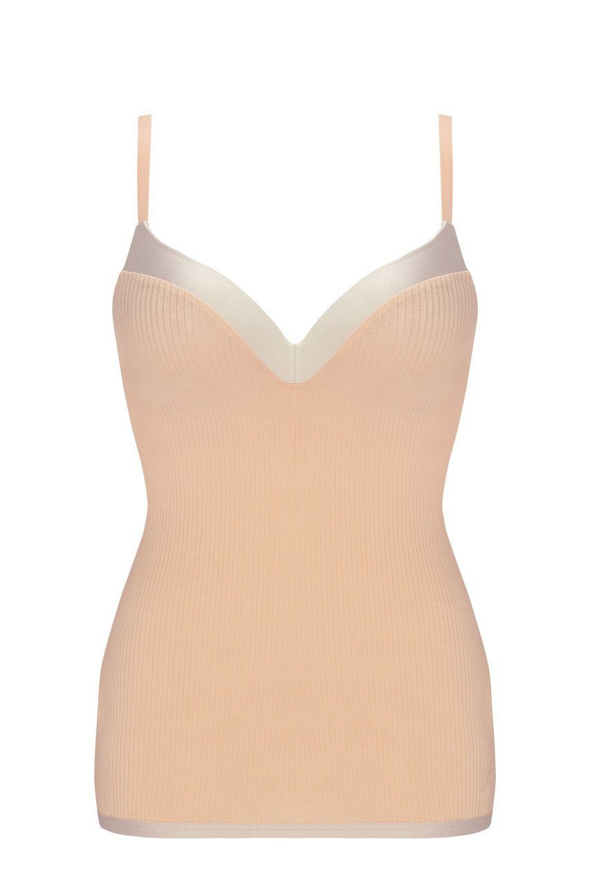 【エス バイ スロギー/S by sloggi】のキャミソール sloggi S Sundays BV JX インテリア・キッズ・メンズ・レディースファッション・服の通販 founy(ファニー) 　ファッション　Fashion　レディースファッション　Fashion for Women　下着・ランジェリー　Lingerie & Intimates　その他ランジェリー・インナーアイテム　Other Lingerie / Intimates　インナー　Innerwear　キャミソール　Camisole, Spaghetti Strap Top　サテン　Satin, Glossy Fabric　ポケット　Pocket, Pocket Detail　ランジェリー　Lingerie, Intimate Wear　リラックス　Relax, Relaxed Fit　ワイヤー　Wire, Wired Bra　ライトブラウン|ID: prp329100004580347 ipo3291000000034886963