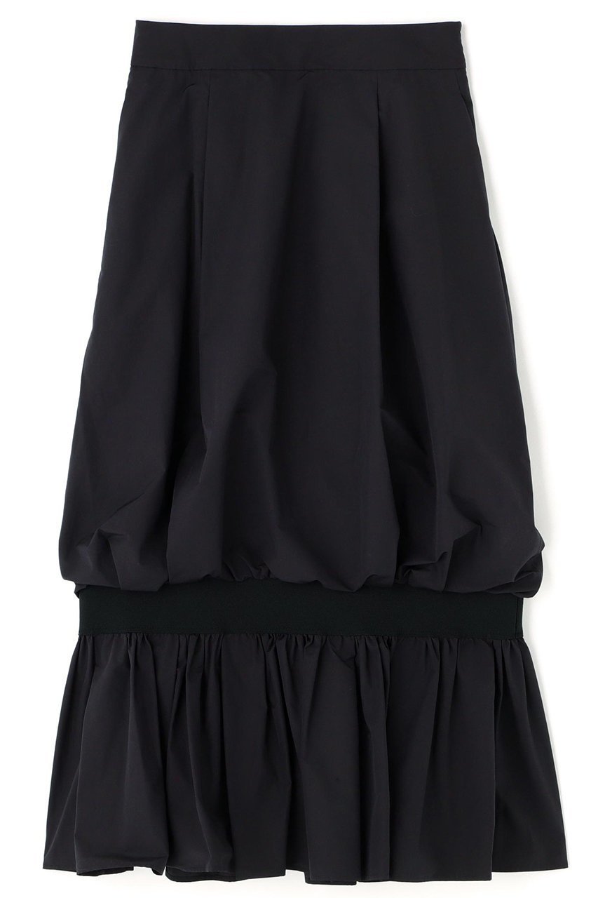 【アドーア/ADORE】のパウダータッチタフタスカート インテリア・キッズ・メンズ・レディースファッション・服の通販 founy(ファニー) 　ファッション　Fashion　レディースファッション　Fashion for Women　スカート　Skirts　ロングスカート　Long Skirts / Maxi & Midi Skirts　バルーン　Balloon, Balloon Silhouette　パウダー　Powder, Soft Tone　フレア　Flare, Flared　ミックス　Mix, Mixed Style　ロング　Long, Long-Length　エレガント 上品　Elegant　ブラック|ID: prp329100004580349 ipo3291000000032843979