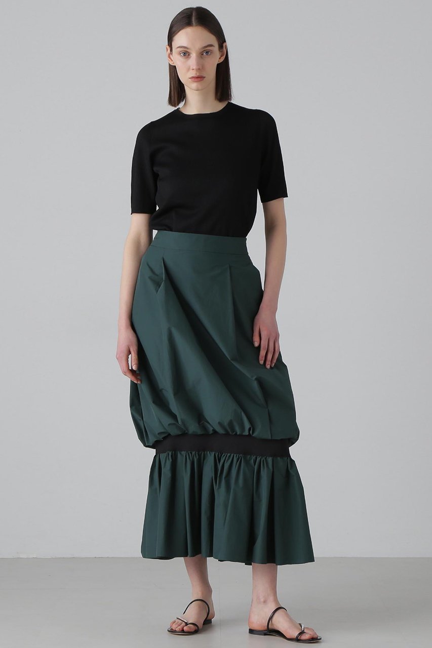 【アドーア/ADORE】のパウダータッチタフタスカート 人気、トレンドファッション・服の通販 founy(ファニー) 　ファッション　Fashion　レディースファッション　Fashion for Women　スカート　Skirts　ロングスカート　Long Skirts / Maxi & Midi Skirts　バルーン　Balloon, Balloon Silhouette　パウダー　Powder, Soft Tone　フレア　Flare, Flared　ミックス　Mix, Mixed Style　ロング　Long, Long-Length　エレガント 上品　Elegant　再入荷　Restock / Back in Stock　other-3|ID: prp329100004580349 ipo3291000000034988981