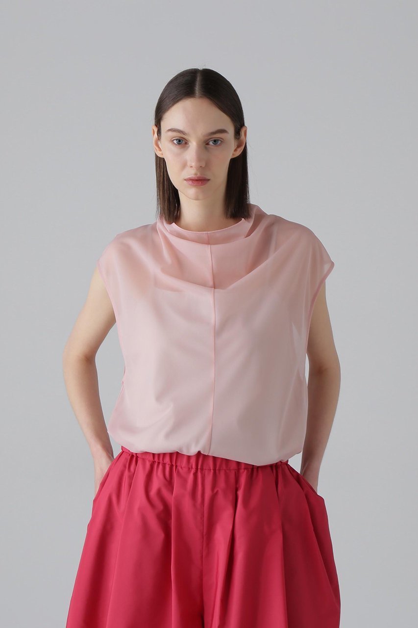 【アドーア/ADORE】のシアージャージーカットソー 人気、トレンドファッション・服の通販 founy(ファニー) 　ファッション　Fashion　レディースファッション　Fashion for Women　トップス・カットソー　Cut & Sew Tops　シャツ・ブラウス・オフィスカジュアル　Elegant Blouses & Button-Ups　ロングTシャツ・Tシャツ　Longline T-Shirts & Tees　カットソー・ベーシックTシャツ　Cut-and-Sewn Tops / Stretch Tees & Basics　インナー　Innerwear　ショート　Short, Short Length　ジャケット　Jacket, Outerwear　スリーブ　Sleeve, Long Sleeve / Short Sleeve　ハイネック　High Neck, Mock Neck　人気　Popular, Best Seller　今季　This Season, Current Season　再入荷　Restock / Back in Stock　other-4|ID: prp329100004580350 ipo3291000000032648398