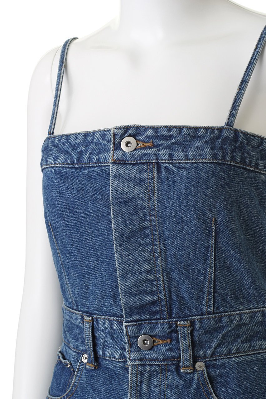【メゾンスペシャル/MAISON SPECIAL】の2WAYデニムワンピース 人気、トレンドファッション・服の通販 founy(ファニー) 　ファッション　Fashion　レディースファッション　Ladies' Fashion Online　ワンピース　Dress　チュニック　Tunic　キャミワンピース　Cami Dress　シェイプ　Shape　スリット　Slit　センター　Center　チュニック　Tunic　デニム　Denim　人気　Popularity　マキシ　Maxi　ロング　Long　おすすめ　Recommend　other-5|ID: prp329100004580351 ipo3291000000032452417