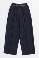 【メゾンスペシャル/MAISON SPECIAL】のPinstripe Wide Easy Pants/ピンストライプワイドイージーパンツ 人気、トレンドファッション・服の通販 founy(ファニー) ファッション Fashion レディースファッション WOMEN パンツ Pants シンプル Simple ストライプ Stripe ストレート Straight リラックス Relax ワイド Wide 再入荷 Restock/Back In Stock/Re Arrival エレガント 上品 Elegant |ID:prp329100004580352