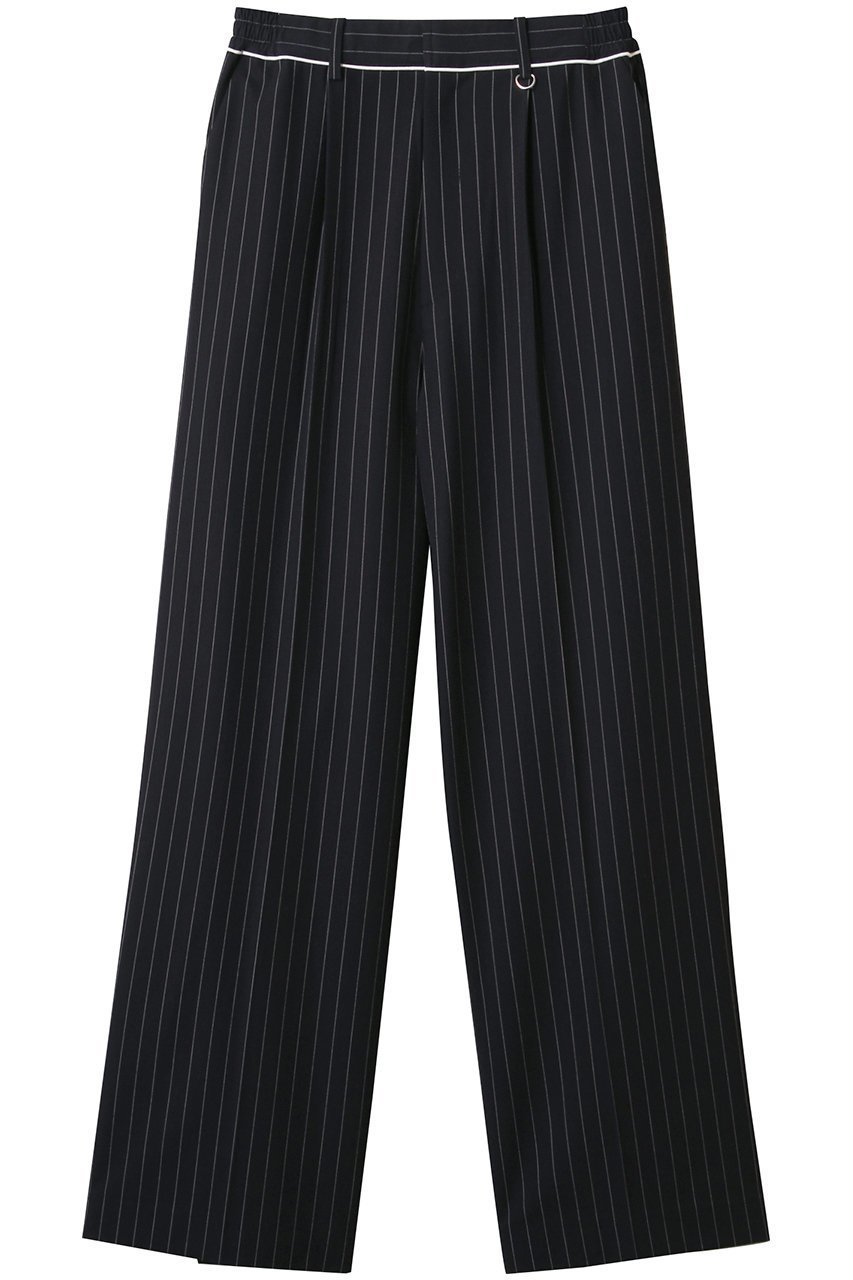【メゾンスペシャル/MAISON SPECIAL】のPinstripe Wide Easy Pants/ピンストライプワイドイージーパンツ インテリア・キッズ・メンズ・レディースファッション・服の通販 founy(ファニー) 　ファッション　Fashion　レディースファッション　Fashion for Women　パンツ　Pants & Trousers　シンプル　Simple, Minimal　ストライプ　Stripe, Striped Pattern　ストレート　Straight, Straight Cut　リラックス　Relax, Relaxed Fit　ワイド　Wide, Wide Fit　エレガント 上品　Elegant　NVY(ネイビー)|ID: prp329100004580352 ipo3291000000035068495