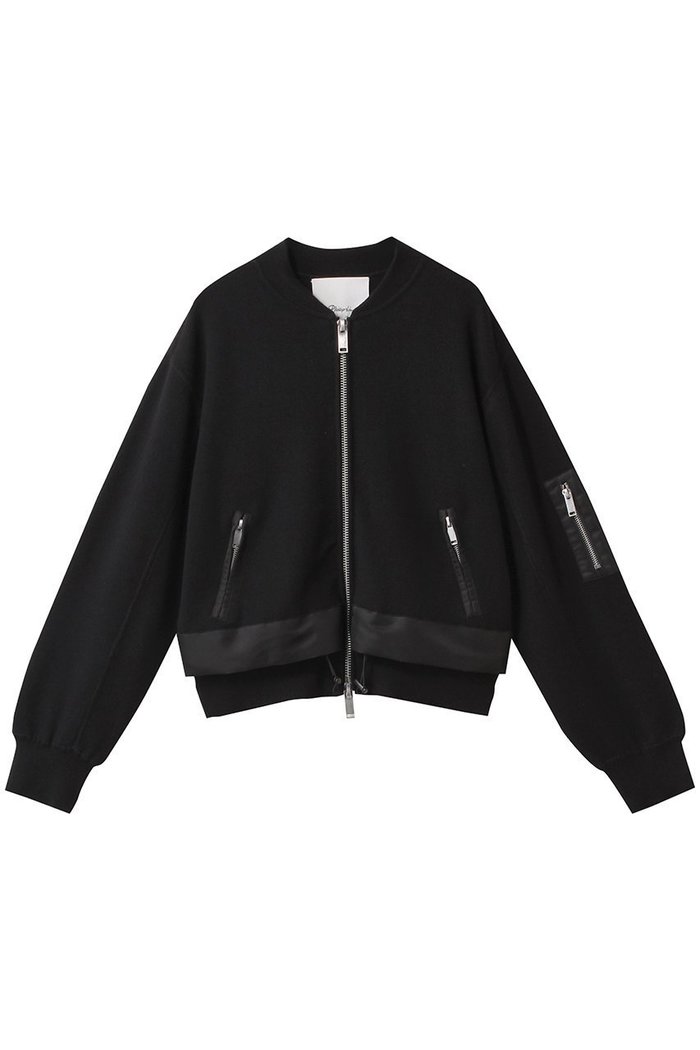 【スリーワン フィリップリム/3.1 Phillip Lim】のダブル レイヤード ボンバー ジャケット インテリア・キッズ・メンズ・レディースファッション・服の通販 founy(ファニー) https://founy.com/ ファッション Fashion レディースファッション Fashion for Women アウター Coat / Outerwear Collection レディースジャケット・軽アウター Jackets ブルゾンジャケット・スポーティアウター Blouson Jackets ジャケット Jacket, Outerwear スタイリッシュ Stylish, Fashionable スリーブ Sleeve, Long Sleeve / Short Sleeve ダブル Double, Double-Breasted ブルゾン Blouson, Bomber Jacket ロング Long, Long-Length |ID: prp329100004581680 ipo3291000000035557738