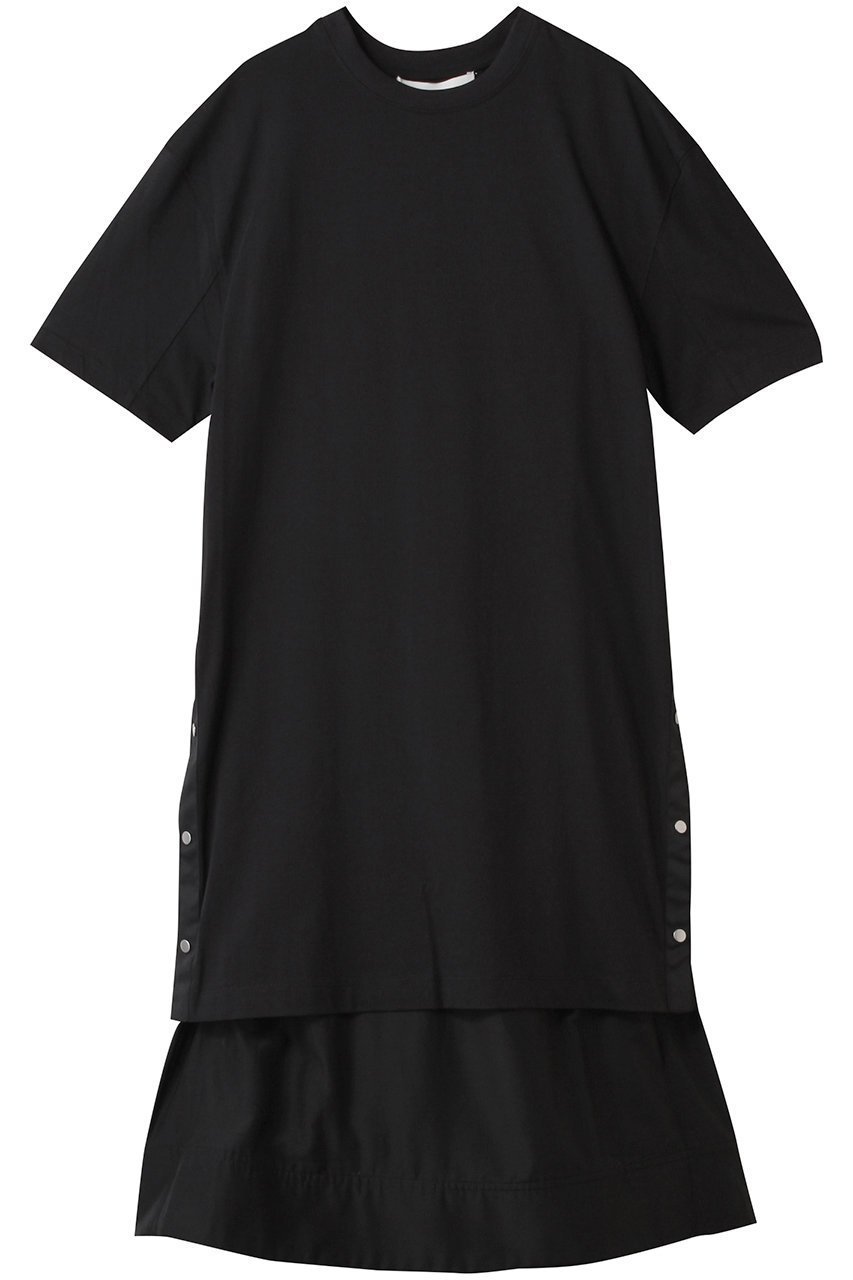 【スリーワン フィリップリム/3.1 Phillip Lim】のオーバーサイズTシャツ コンビ ドレス インテリア・キッズ・メンズ・レディースファッション・服の通販 founy(ファニー) 　ファッション　Fashion　レディースファッション　Ladies' Fashion Online　ワンピース　Dress　ドレス　Party Dresses　チュニック　Tunic　2025年　2025　2025-2026秋冬・A/W　Aw/Autumn/Winter/Fw/Fall/2025-2026　コンビ　Combination　スリーブ　Sleeve　チュニック　Tunic　ドレス　Dress　ハーフ　Half　A/W・秋冬　Aw・Autumn/Winter・Fw・Fall-Winter　ブラック|ID: prp329100004581681 ipo3291000000032464187