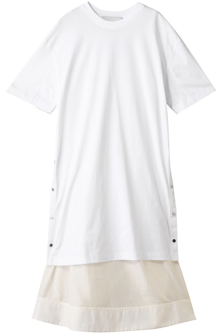 【スリーワン フィリップリム/3.1 Phillip Lim】のオーバーサイズTシャツ コンビ ドレス インテリア・キッズ・メンズ・レディースファッション・服の通販 founy(ファニー) 　ファッション　Fashion　レディースファッション　Ladies' Fashion Online　ワンピース　Dress　ドレス　Party Dresses　チュニック　Tunic　2025年　2025　2025-2026秋冬・A/W　Aw/Autumn/Winter/Fw/Fall/2025-2026　コンビ　Combination　スリーブ　Sleeve　チュニック　Tunic　ドレス　Dress　ハーフ　Half　A/W・秋冬　Aw・Autumn/Winter・Fw・Fall-Winter　ホワイト|ID: prp329100004581681 ipo3291000000032464188