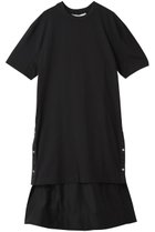 【スリーワン フィリップリム/3.1 Phillip Lim】のオーバーサイズTシャツ コンビ ドレス ブラック|ID: prp329100004581681 ipo3291000000036081035
