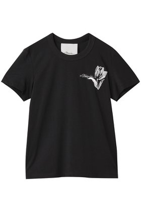 【スリーワン フィリップリム/3.1 Phillip Lim】のTULIP エンブロイダリー クロップド ショートスリーブTシャツ 人気、トレンドファッション・服の通販 founy(ファニー) ファッション Fashion レディースファッション Fashion for Women トップス・カットソー Cut & Sew Tops シャツ・ブラウス・オフィスカジュアル Elegant Blouses & Button-Ups ロングTシャツ・Tシャツ Longline T-Shirts & Tees カットソー・ベーシックTシャツ Cut-and-Sewn Tops / Stretch Tees & Basics インナー Innerwear エンブロイダリー Embroidery Design クロップド Cropped, Short Length コンパクト Compact, Small Size ショート Short, Short Length スタッズ Studs, Metal Accents スリーブ Sleeve, Long Sleeve / Short Sleeve チューリップ Tube, Tube Top モチーフ Motif, Design Theme リュクス Luxury, Elegant, High-End, Chic ロング Long, Long-Length エレガント 上品 Elegant |ID:prp329100004581682