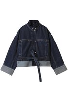 【スリーワン フィリップリム/3.1 Phillip Lim】のウエストタイ ボクシージャケット ダークインディゴ|ID: prp329100004581683 ipo3291000000032464203