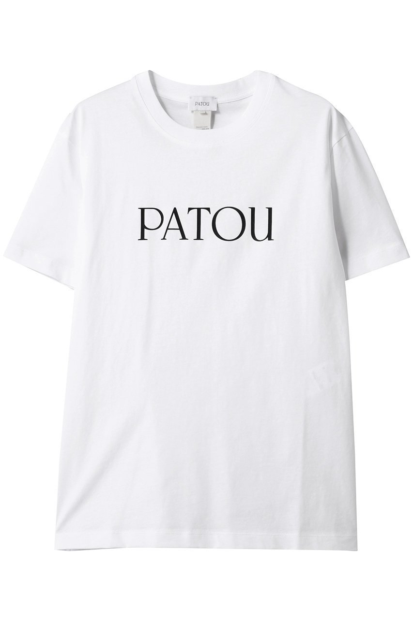 【パトゥ/PATOU】のエッセンシャルPATOUロゴTシャツ インテリア・キッズ・メンズ・レディースファッション・服の通販 founy(ファニー) 　ファッション　Fashion　レディースファッション　Ladies' Fashion Online　トップス・カットソー　Tops/Tshirt　シャツ/ブラウス　Shirts/Blouses　ロング / Tシャツ　T-Shirts　カットソー　Cut and Sewn　ショート　Short　シンプル　Simple　スリーブ　Sleeve　ボトム　Bottom　NEW・新作・新着・新入荷　New Arrivals　ホワイト|ID: prp329100004581686 ipo3291000000032548934