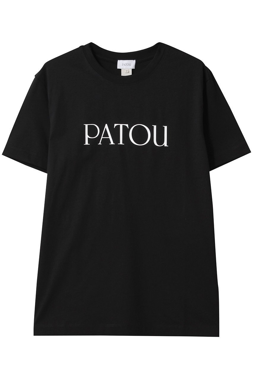 【パトゥ/PATOU】のエッセンシャルPATOUロゴTシャツ インテリア・キッズ・メンズ・レディースファッション・服の通販 founy(ファニー) 　ファッション　Fashion　レディースファッション　Ladies' Fashion Online　トップス・カットソー　Tops/Tshirt　シャツ/ブラウス　Shirts/Blouses　ロング / Tシャツ　T-Shirts　カットソー　Cut and Sewn　ショート　Short　シンプル　Simple　スリーブ　Sleeve　ボトム　Bottom　NEW・新作・新着・新入荷　New Arrivals　ブラック|ID: prp329100004581686 ipo3291000000032548935