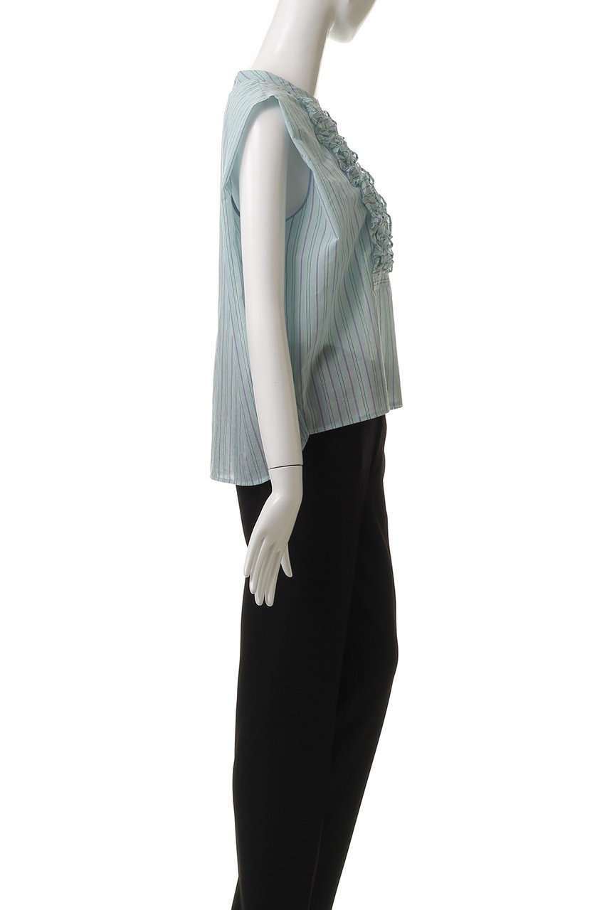 【ニアー ニッポン/near.nippon】のフリル スリーブレストップス 人気、トレンドファッション・服の通販 founy(ファニー) ファッション Fashion レディースファッション Fashion for Women トップス・カットソー Cut & Sew Tops キャミソール&ノースリーブ Camisoles & Sleeveless Tops シャツ・ブラウス・オフィスカジュアル Elegant Blouses & Button-Ups ジャケット Jacket, Outerwear デニム Denim, Jeans Material ノースリーブ Sleeveless, No-Sleeve フリル Frill, Ruffle フロント Front, Front Design ミックス Mix, Mixed Style other-3|ID: prp329100004581687 ipo3291000000035136132