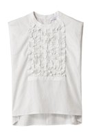 【ニアー ニッポン/near.nippon】のフリル スリーブレストップス 人気、トレンドファッション・服の通販 founy(ファニー) ファッション Fashion レディースファッション Fashion for Women トップス・カットソー Cut & Sew Tops キャミソール&ノースリーブ Camisoles & Sleeveless Tops シャツ・ブラウス・オフィスカジュアル Elegant Blouses & Button-Ups ジャケット Jacket, Outerwear デニム Denim, Jeans Material ノースリーブ Sleeveless, No-Sleeve フリル Frill, Ruffle フロント Front, Front Design ミックス Mix, Mixed Style |ID:prp329100004581687