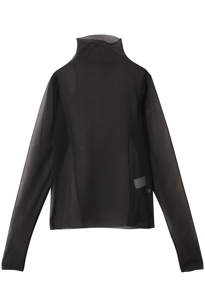 【ニアー ニッポン/near.nippon】のシアー ハイネック トップス インテリア・キッズ・メンズ・レディースファッション・服の通販 founy(ファニー) 　ファッション　Fashion　レディースファッション　Fashion for Women　トップス・カットソー　Cut & Sew Tops　シャツ・ブラウス・オフィスカジュアル　Elegant Blouses & Button-Ups　カーディガン　Cardigan, Knitwear　キャミソール　Camisole, Spaghetti Strap Top　シアー　Sheer, See-Through　スリーブ　Sleeve, Long Sleeve / Short Sleeve　トレンド　Trend, Trending Now　ハイネック　High Neck, Mock Neck　バランス　Balance, Style Balance　フィット　Fit, Slim Fit　ロング　Long, Long-Length　エレガント 上品　Elegant　人気　Popular, Best Seller　定番　Standard, Basic Item　ブラック|ID: prp329100004581688 ipo3291000000035557777