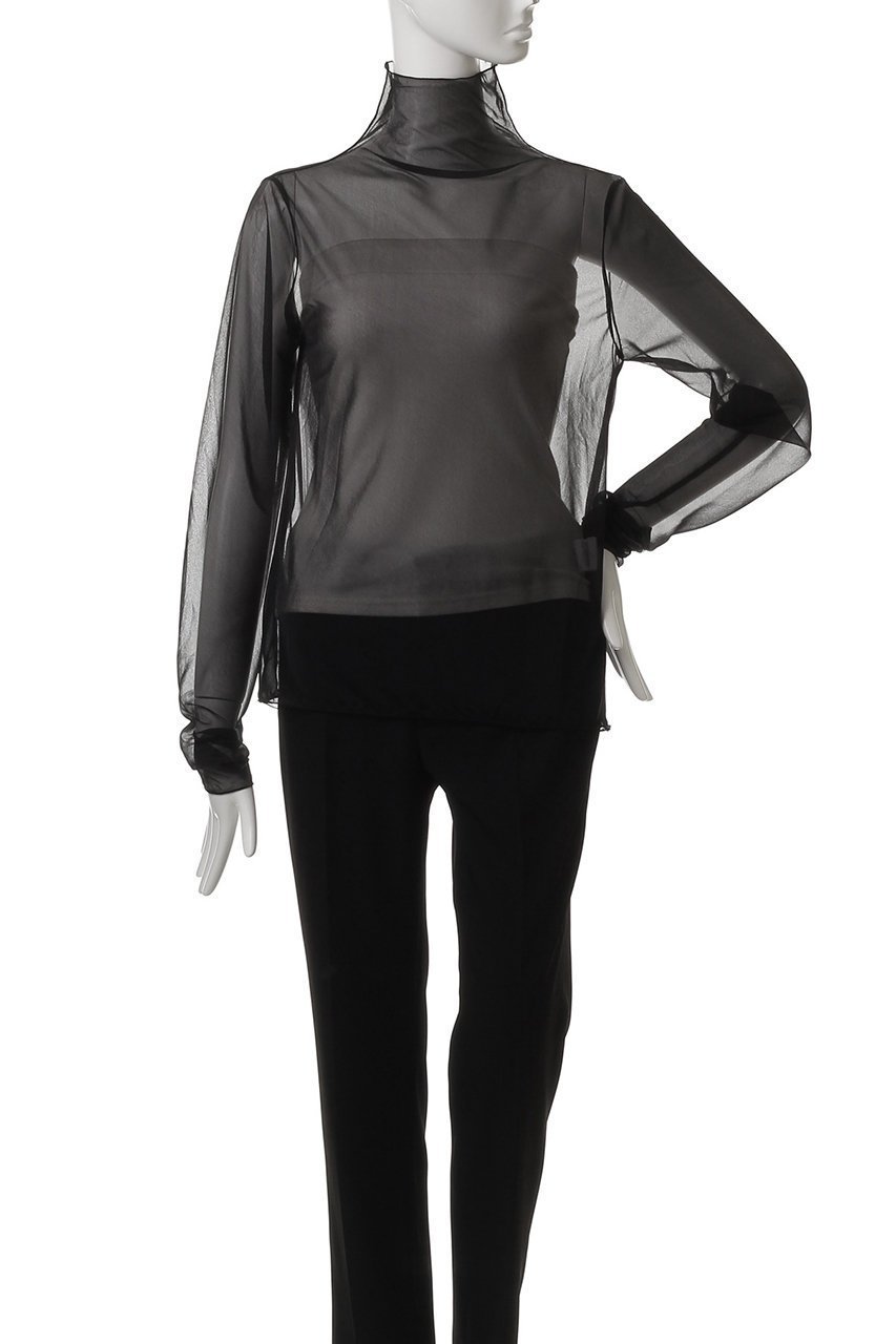 【ニアー ニッポン/near.nippon】のシアー ハイネック トップス 人気、トレンドファッション・服の通販 founy(ファニー) 　ファッション　Fashion　レディースファッション　Fashion for Women　トップス・カットソー　Cut & Sew Tops　シャツ・ブラウス・オフィスカジュアル　Elegant Blouses & Button-Ups　カーディガン　Cardigan, Knitwear　キャミソール　Camisole, Spaghetti Strap Top　シアー　Sheer, See-Through　スリーブ　Sleeve, Long Sleeve / Short Sleeve　トレンド　Trend, Trending Now　ハイネック　High Neck, Mock Neck　バランス　Balance, Style Balance　フィット　Fit, Slim Fit　ロング　Long, Long-Length　エレガント 上品　Elegant　人気　Popular, Best Seller　定番　Standard, Basic Item　other-2|ID: prp329100004581688 ipo3291000000035557778