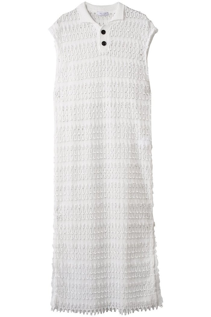 【ニアー ニッポン/near.nippon】のループニット ポロ ワンピース インテリア・キッズ・メンズ・レディースファッション・服の通販 founy(ファニー) https://founy.com/ ファッション Fashion レディースファッション Fashion for Women ワンピース Dresses チュニック Tunic Tops & Dresses インナー Innerwear ストレッチ Stretch, Stretchy Fabric スポーティ Sporty, Casual Athletic スリット Slit, Slit Detail チュニック Tunic, Long Top ボトム Bottoms, Lower Wear ループ Loop, Loop Knit ロング Long, Long-Length 透かし Cut-Out, Lacework |ID: prp329100004581689 ipo3291000000035661484